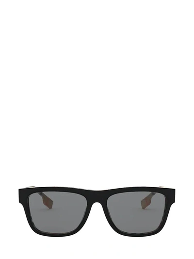 Burberry Eyewear Square Frame Sunglasses In Black