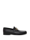 FERRAGAMO CHRIS MOCASSINS IN BLACK LEATHER