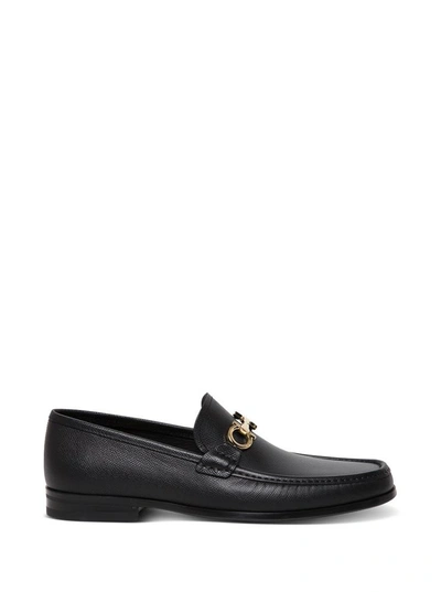 Ferragamo Chris Mocassins In Black Leather