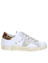 PHILIPPE MODEL PHILIPPE MODEL WOMEN'S WHITE LEATHER SNEAKERS,PRLDVL03 36
