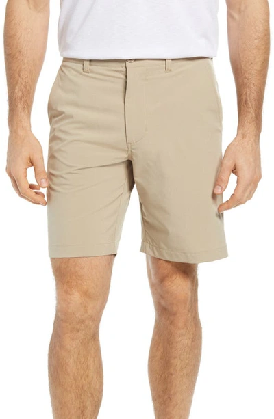 Johnston & Murphy Xc4 Performance Shorts In Khaki