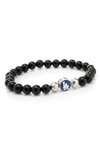 Cufflinks, Inc Mlb Baseball Dodgers Beaded Stretch Bracelet In La Dodgers