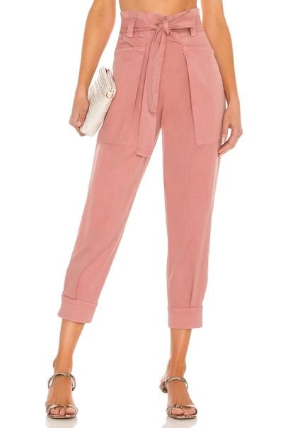 A.l.c Cobolt Paperbag-waist Trousers In Hyacinth