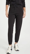 Vince Tapered Jersey Essential Joggers In Black