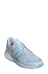 Adidas Originals Adidas Women's Originals Zx 1k Boost Casual Shoes In Halo Blue/ Clear Blue/ White