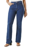 Frame Le Italien High Waist Ankle Straight Leg Jeans In Vintage Blue