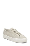 Vince Heaton Canvas Platform Sneakers In Linen