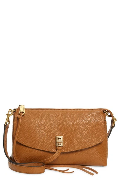 Rebecca Minkoff Darren Leather Crossbody In Caramello