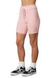 NIA RIBBED HACCI BIKE SHORTS,NP-404