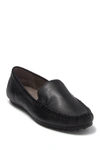 Aerosoles Over Drive Loafer In Black Leat