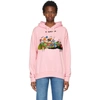 GUCCI PINK DISNEY EDITION GARDEN DONALD DUCK HOODIE