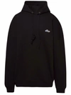 We11 Done We11done Black Wapen Logo Hoodie In Black