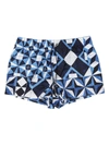 DOLCE & GABBANA DOLCE & GABBANA PAINTERLY PRINT SWIM SHORTS