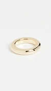 LUV AJ AMALFI TUBE RING,LUVAJ40385