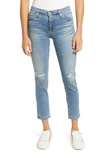 AG PRIMA CROP CIGARETTE JEANS,EMP1557