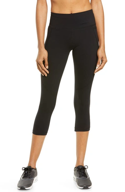 Sweaty Betty Power Workout Crop Pocket Leggings In Black
