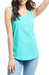 Nic + Zoe Perfect Scoop Tank Top In Riviera