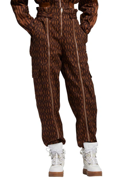 ADIDAS X IVY PARK MONOGRAM TWILL ZIP PANTS HB8432