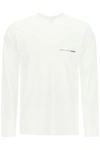 Comme Des Garçons Shirt Comme Des Garcons Shirt Long-sleeved T-shirt With Logo Print In White