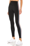 Splits59 Gloria High Waist Techflex 7/8 Leggings In Black & Jacinthe