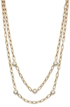 AJOA LYNX LAYERED NECKLACE,664293508515