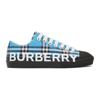 BURBERRY BURBERRY 蓝色 CHECK LOGO LARKHALL 运动鞋