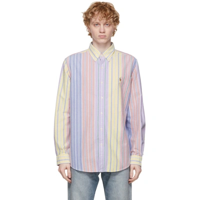 Polo Ralph Lauren Men's Classic-fit Striped Oxford Shirt In Multi