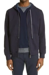 CANALI JERSEY ZIP UP HOODIE,MJ01036305T0687
