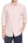 Polo Ralph Lauren Embroidered-design Long-sleeve Shirt In Light Pink