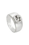 GUCCI INTERLOCKING G BAND RING,YBC479228001020