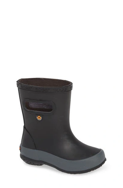 Bogs Kids' Skipper Solid Waterproof Rain Boot