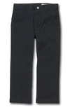 Volcom Modern Stretch Chinos In Dark Navy