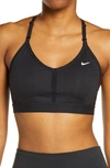 Nike Black Dri-fit Indy Longline Sports Bra