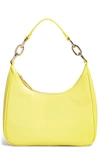 House Of Want Newbie Vegan Leather Shoulder Bag In Lemon