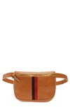 CLARE V LEATHER BELT BAG,HB-FP-FP-100081-NAT