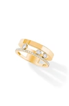 MESSIKA TWO ROW MOVE ROMANE DIAMOND RING,06516-PG-52