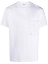 VALENTINO LACE POUCH POCKET T-SHIRT