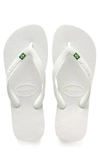 Havaianas 'brazil' Flip Flop In White