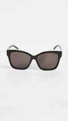 BALENCIAGA DYNASTY VINTAGE SQUARE SUNGLASSES,BALEN30072