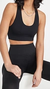 Splits59 Airweight Padded Sports Bra In Black