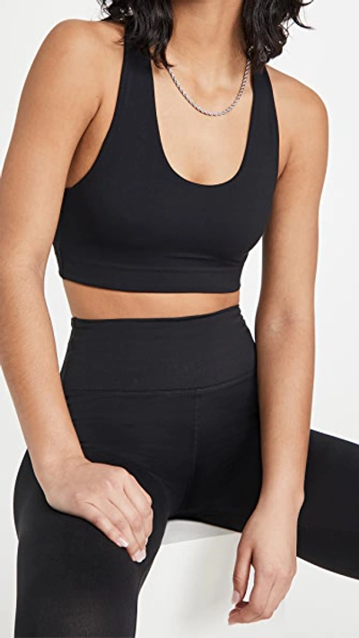 Splits59 Airweight Padded Sports Bra In Black