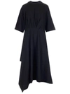 BALENCIAGA BALENCIAGA ASYMMETRIC HEM MAXI DRESS