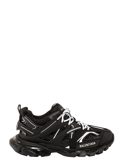 Balenciaga Track Sneakers Black In Black White