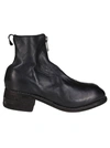 GUIDI GUIDI PL1 FRONT ZIPPED ANKLE BOOTS