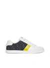 FENDI FENDI FF MOTIF PANELLED SNEAKERS