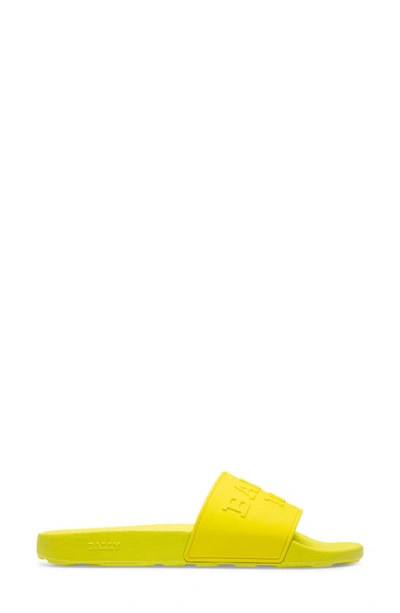 Bally Men's Slaim 19 Neon Pool Slide Sandals, Yellow