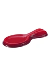 Le Creuset Stoneware Spoon Rest In Cerise