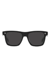 Oliver Peoples Casian Ov5444su 001 Wayfarer Sunglasses In Black/ Grey