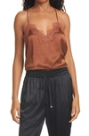 CAMI NYC THE RACER LACE TRIM SILK CAMISOLE,A5-CHARM