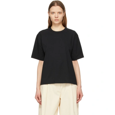 Studio Nicholson Short-sleeve Cotton T-shirt In Black